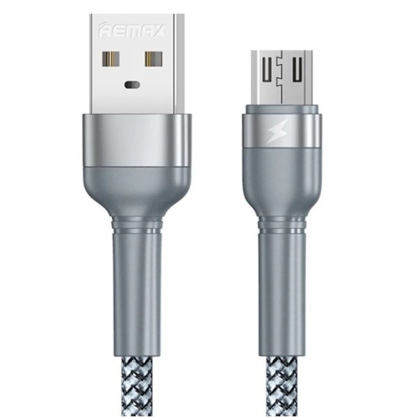 Фото - Кабель Remax Jany Series USB - micro USB, 1m Silver (RC-124m)