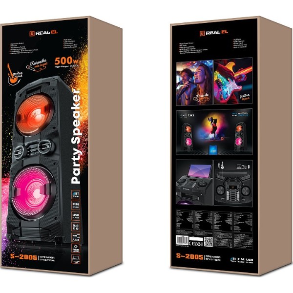Фото - Акустична система REAL-EL S-2005 Black (EL121600033)