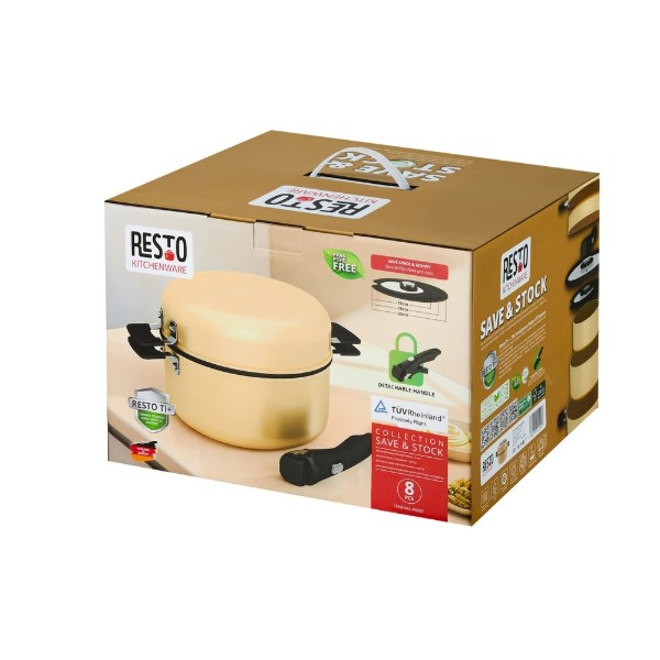 Фото - Набор посуды RESTO 8 пр. серия SAVE & STOCK бежевый (95802)