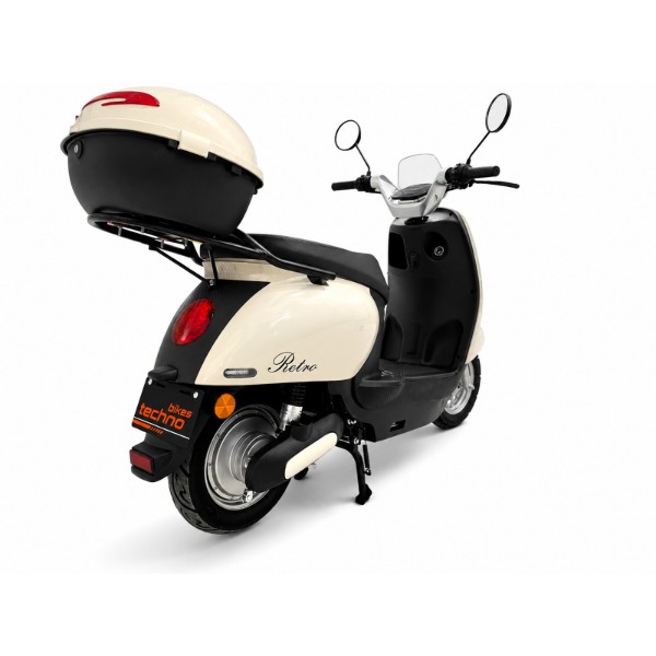 Фото - Электроскутер Techno 1500W 72V/20Ah RETRO Biege