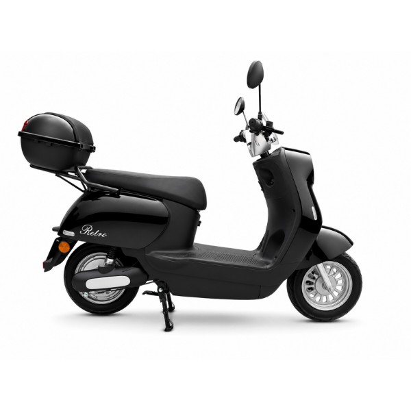 Фото - Электроскутер Techno 1500W 72V/20Ah RETRO Black