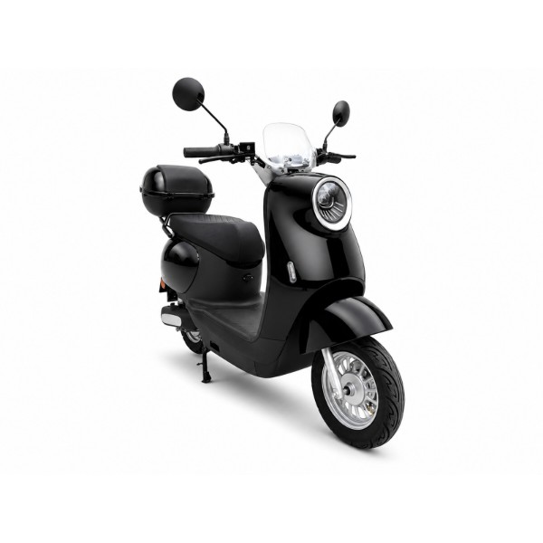 Фото - Электроскутер Techno 1500W 72V/20Ah RETRO Black