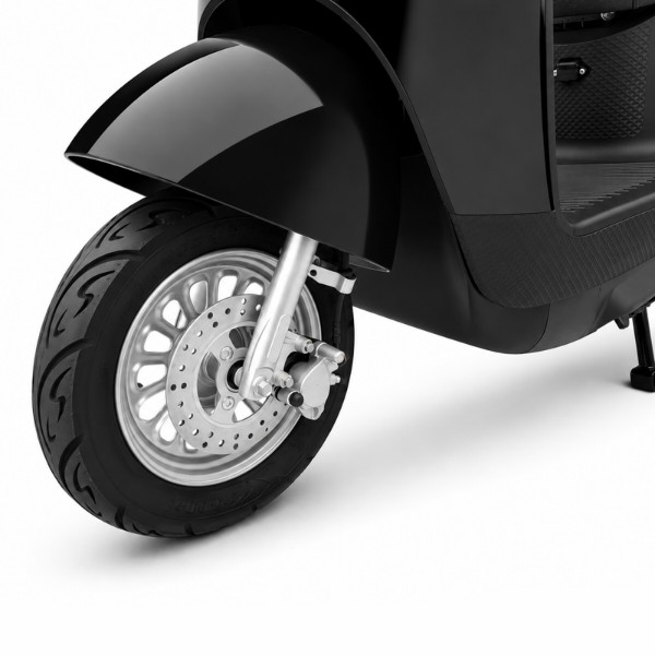 Фото - Электроскутер Techno 1500W 72V/20Ah RETRO Black