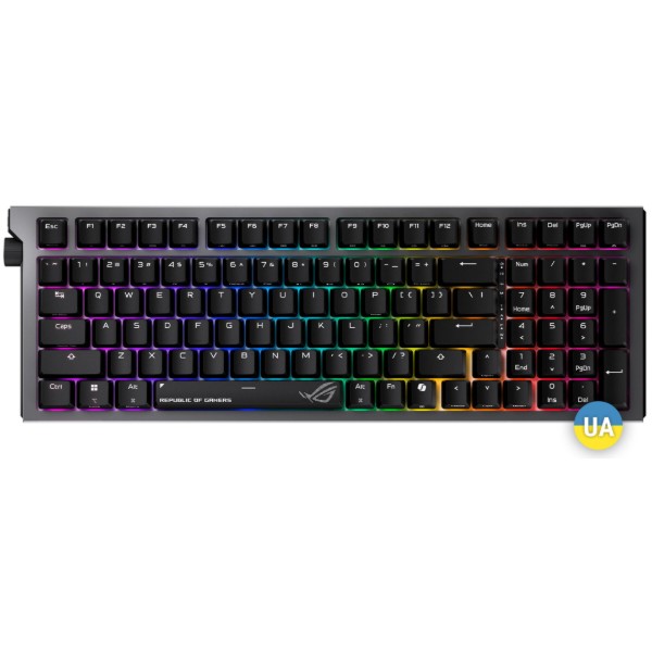 Фото - Клавіатура бездротова ігрова Asus ROG Strix Morph 96 Wireless (90MP04IF-BKMA03) Фото - Клавіатура бездротова ігрова Asus ROG Strix Morph 96 Wireless (90MP04IF-BKMA03)
