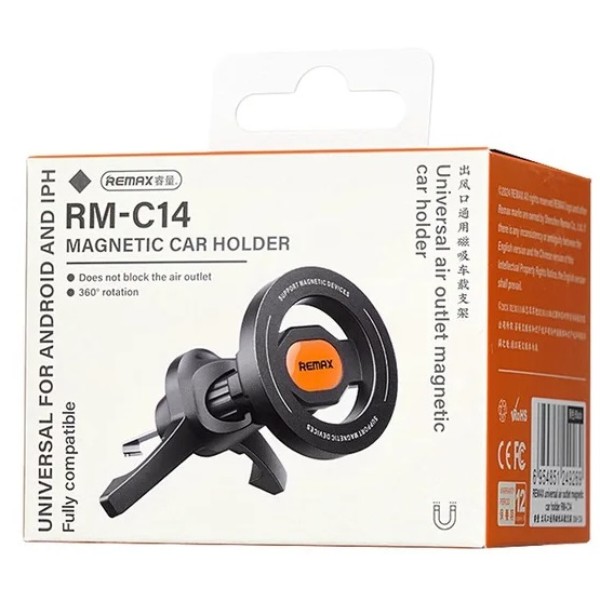 Фото - Автодержатель Remax RM-C14 Black (6954851249269)