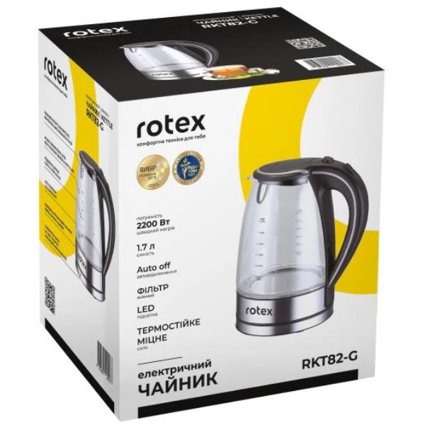 Фото - Електричний чайник Rotex RKT82-G