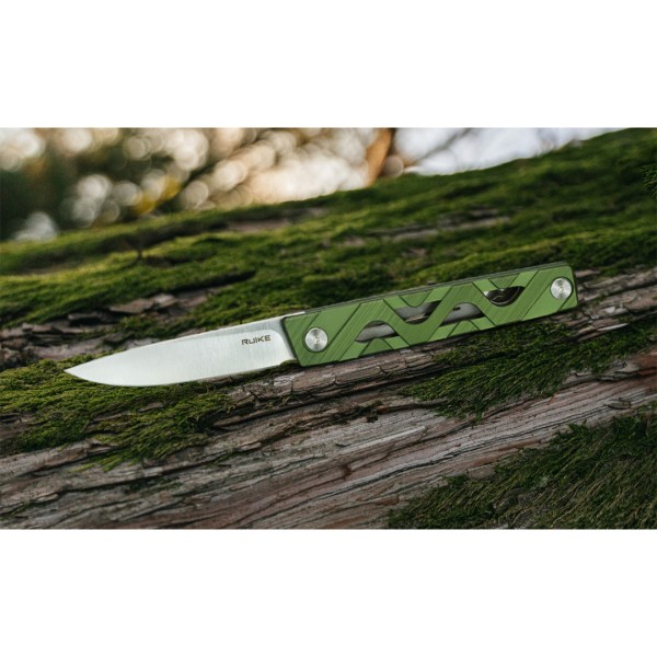 Фото - Нож туристический Ruike 87 см 14C28N / 6063 Aluminum (P878-AG)