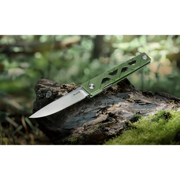 Фото - Нож туристический Ruike 87 см 14C28N / 6063 Aluminum (P878-AG)