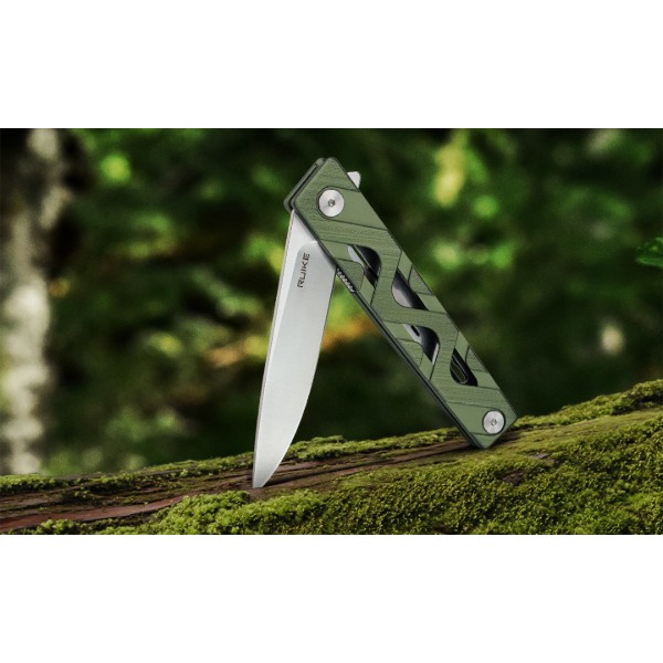Фото - Нож туристический Ruike 87 см 14C28N / 6063 Aluminum (P878-AG)