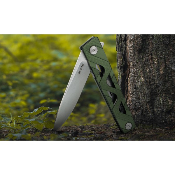 Фото - Нож туристический Ruike 87 см 14C28N / 6063 Aluminum (P878-AG)