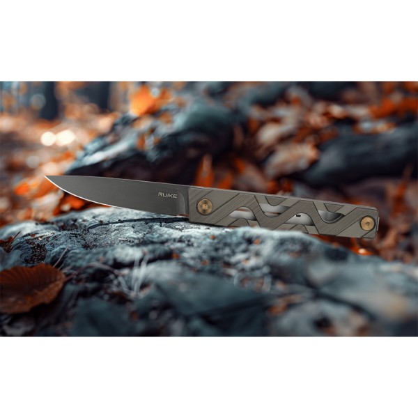 Фото - Нож туристический Ruike 87 см 14C28N / 6063Aluminum (P878-AK)