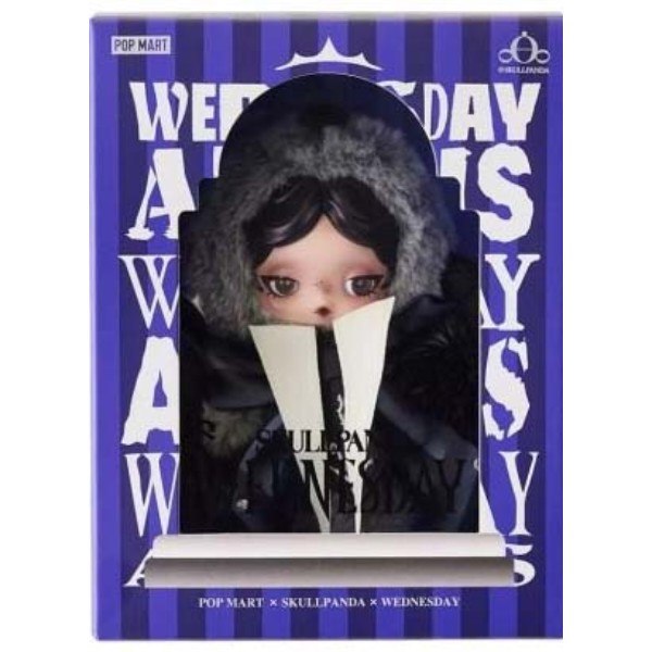 Фото - Колекційна м'яка іграшка Pop Mart Skullpanda Wednesday Nevermore academy uniform (SWNA-01)