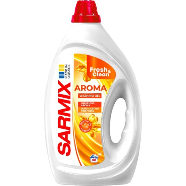 Фото - Гель для стирки SARMIX AROMA 1900 мл (4820268104779)