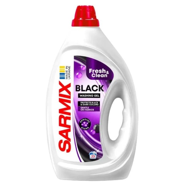 Фото - Гель для стирки SARMIX BLACK 900 мл (4820268103970)