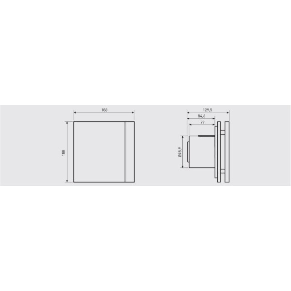 Фото - Витяжний вентилятор Soler&Palau SILENT-100 CHZ DESIGN-3C