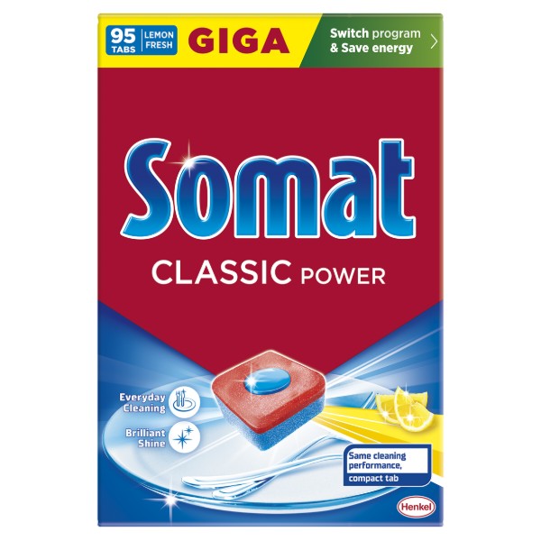Фото - Таблетка для посудомийної машини Somat Classic 95 шт