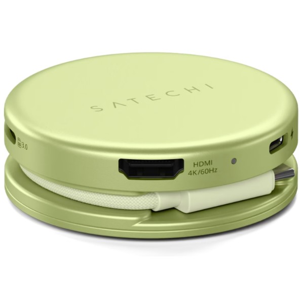 Фото - Хаб USB Satechi OntheGo 5-in-1 USB-C Multiport Adapter Citrus (ST-POTG5Y)