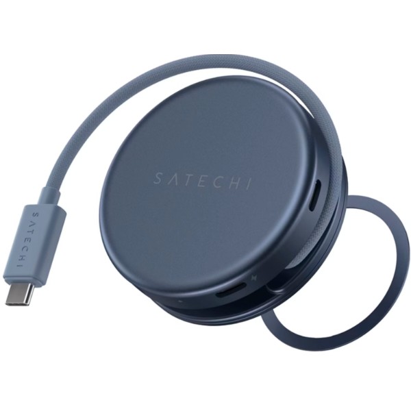 Фото - Хаб USB Satechi OntheGo 5-in-1 USB-C Multiport Adapter Indigo (ST-POTG5B)