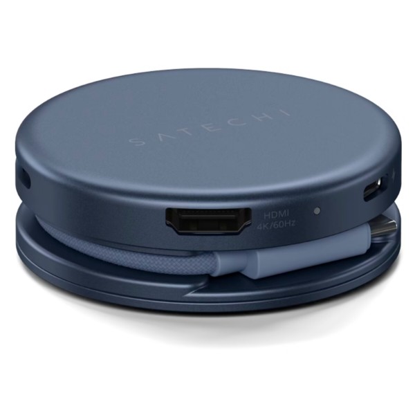 Фото - Хаб USB Satechi OntheGo 5-in-1 USB-C Multiport Adapter Indigo (ST-POTG5B)