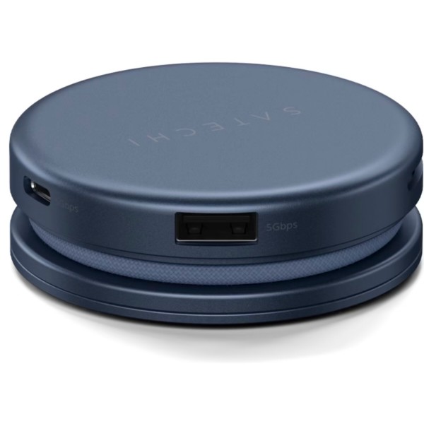 Фото - Хаб USB Satechi OntheGo 5-in-1 USB-C Multiport Adapter Indigo (ST-POTG5B)