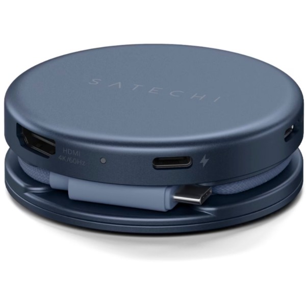 Фото - Хаб USB Satechi OntheGo 5-in-1 USB-C Multiport Adapter Indigo (ST-POTG5B)