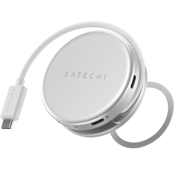Фото - Хаб USB Satechi OntheGo 5-in-1 USB-C Multiport Adapter Silver (ST-POTG5S)