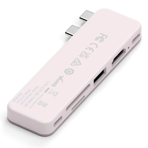 Фото - Хаб USB Satechi USB-C Snap Hub Multiport Adapter Blush (ST-HUSNP)