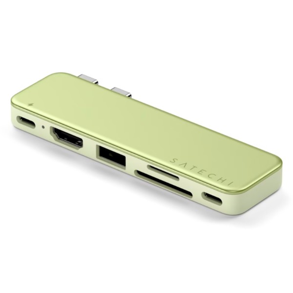 Фото - Хаб USB Satechi USB-C Snap Hub Multiport Adapter Citrus (ST-HUSNY)
