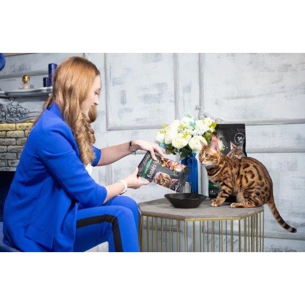 Фото - Сухий корм для котів Savory Adult Cat Gourmand Fresh Turkey and Duck для дорослих зі свіжою індичкою і качкою 400 г (4820232630044)