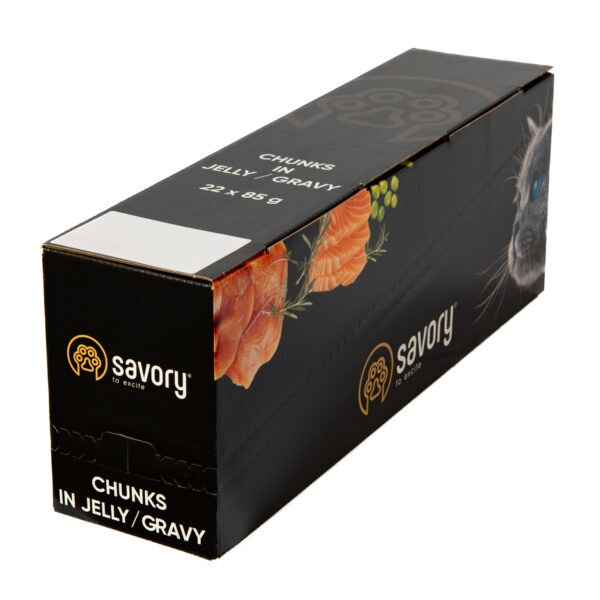 Фото - Набір вологого корму для котів Savory Cat Pouch for Adult with Lamb and beetroot in Gravy 85 г, 18+4 шт. (2700000029367)