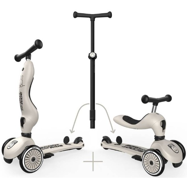 Фото - Триколісний самокат Scoot&Ride серії Highwaykick-1 Push and Go Miffy Light Gray (SR-54155)
