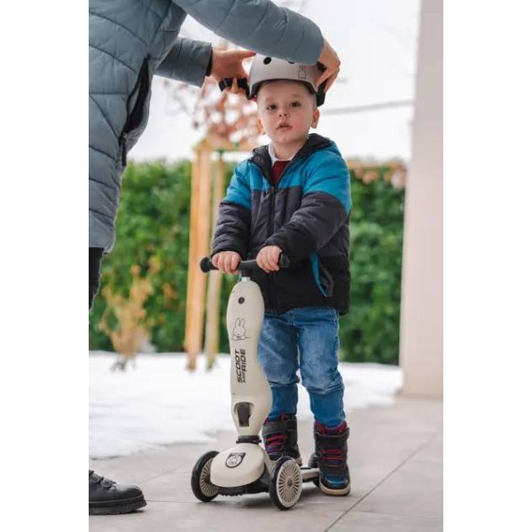 Фото - Триколісний самокат Scoot&Ride серії Highwaykick-1 Push and Go Miffy Light Gray (SR-54155)