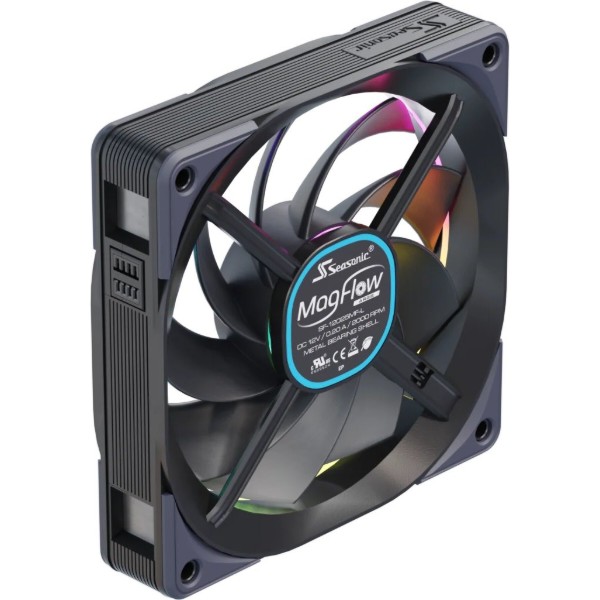 Фото - Корпусний вентилятор SeaSonic 120MM ARGB 3-PACK (MAGFLOW-ARGB-3)