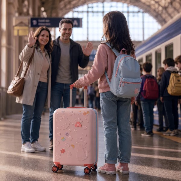 Фото - Чемодан детский Semi Line 20" (S) Pink/Blue (T5884-2)