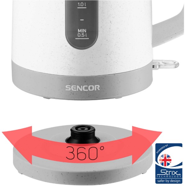 Фото - Електричний чайник Sencor SWK 1738WH