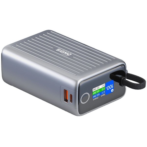 Фото - Батарея мобільна Sigma mobile X-power 25000mAh 100W grey (SI25A5QLX)