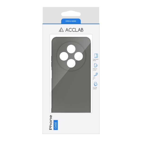 Фото - Чохол для смартфону ACCLAB Silicone Case for Xiaomi Redmi 14C 4G Dark Gray (1283126617096)
