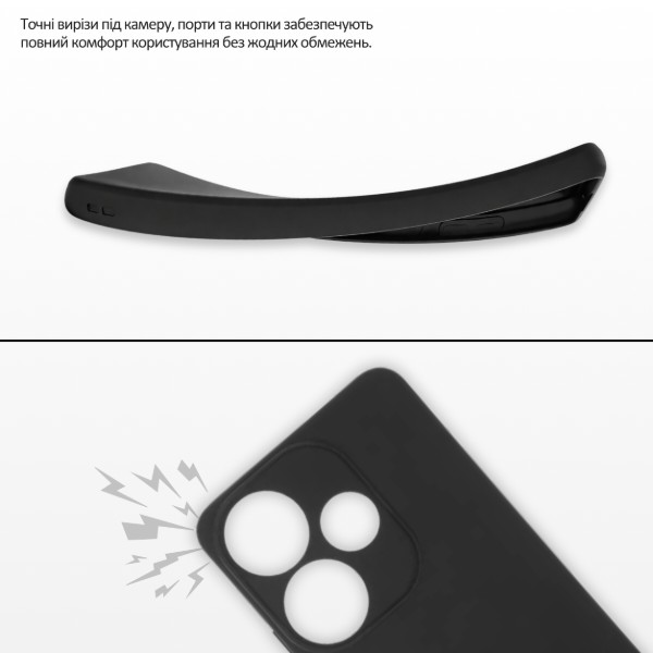 Фото - Чехол для смартфона BeCover for Poco F6 Black (710888)