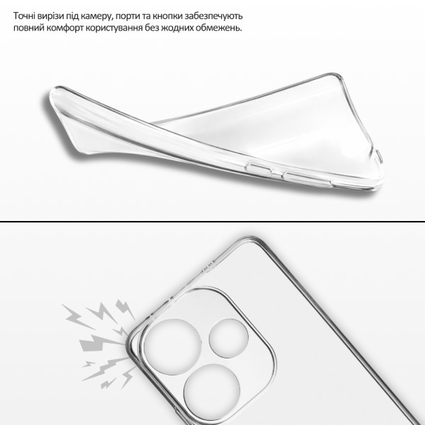 Фото - Чехол для смартфона BeCover for Poco F6 Transparancy (710889)