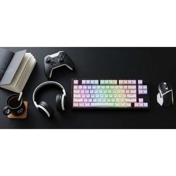Фото - Клавиатура беспроводная игровая Hator Skyfall 80 wireless Black-White (HTK3180UA)