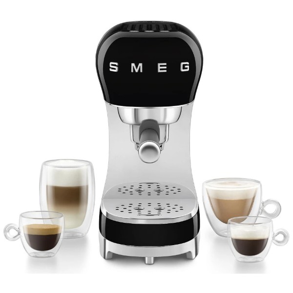 Фото - Кофеварка рожковая Smeg ECF12BLEU Black