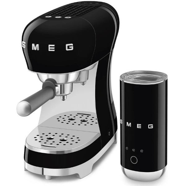 Фото - Кофеварка рожковая Smeg ECF12BLEU Black