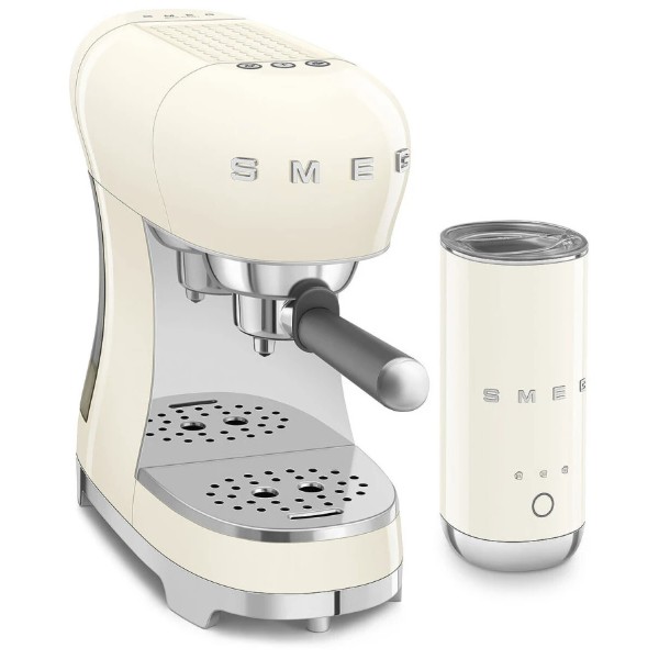 Фото - Кавоварка ріжкова Smeg ECF12CREU Creamy