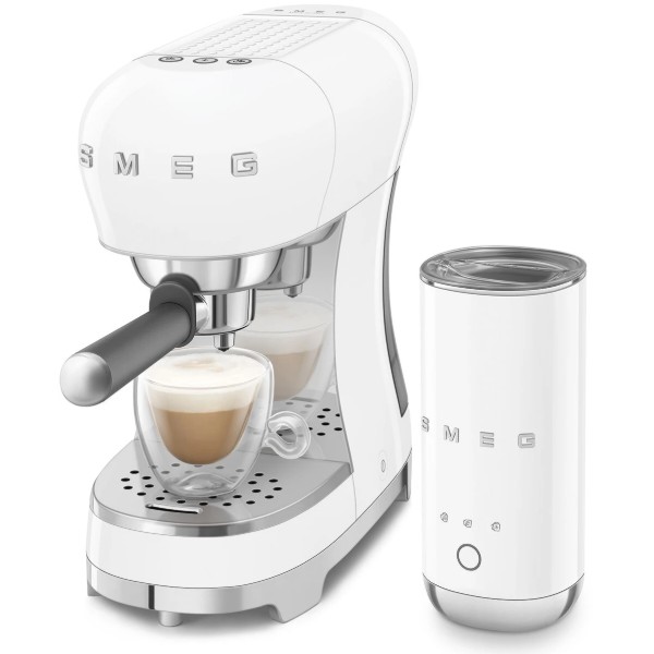 Фото - Кавоварка ріжкова Smeg ECF12WHEU White