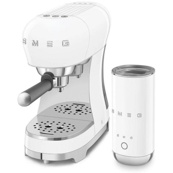 Фото - Кавоварка ріжкова Smeg ECF12WHEU White