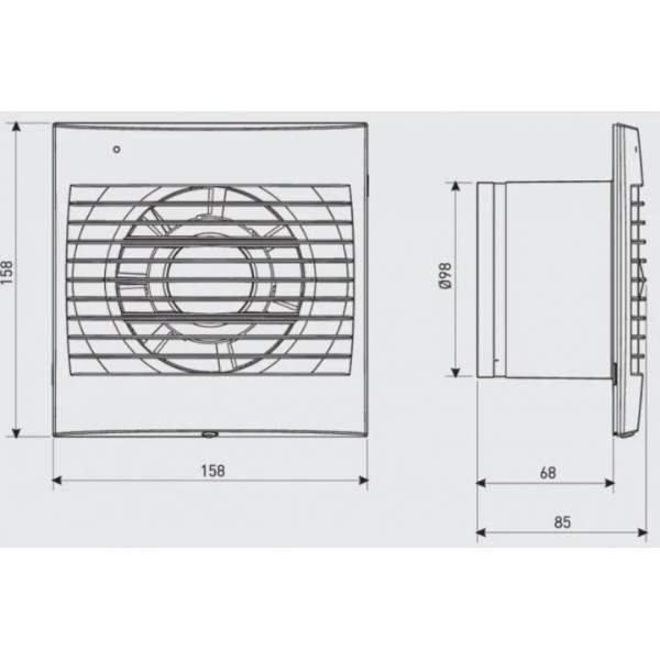 Фото - Вытяжной вентилятор Soler&Palau DECOR-100 C 230V 50