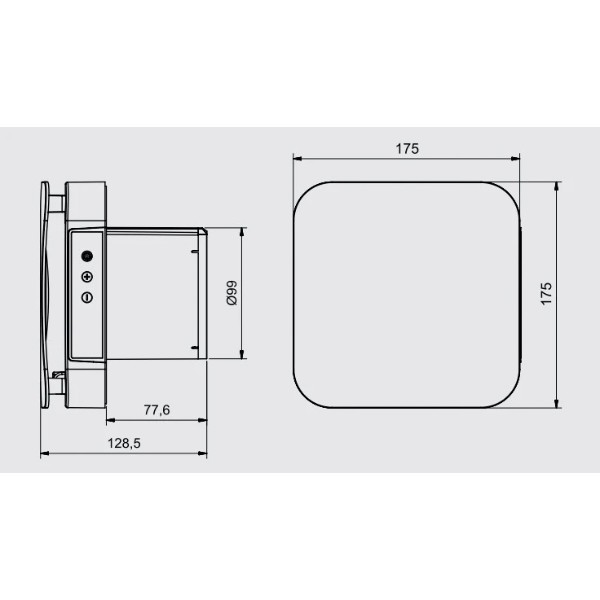 Фото - Витяжний вентилятор Soler&Palau ECOAIR EVO ST (230V 50/60HZ)
