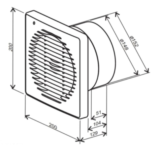 Фото - Вытяжной вентилятор Soler&Palau FUTURE-150 C *230V 50*