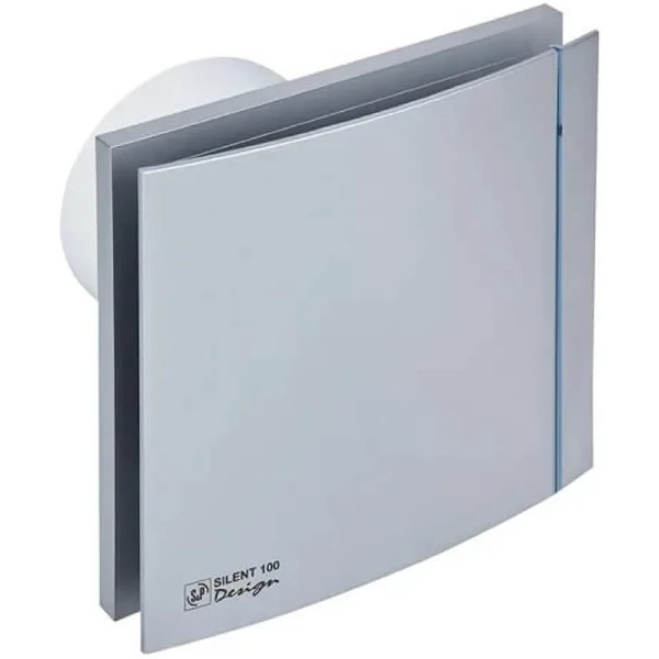 Фото - Вытяжной вентилятор Soler&Palau SILENT-100 CHZ SILVER DESIGN *230V 50*