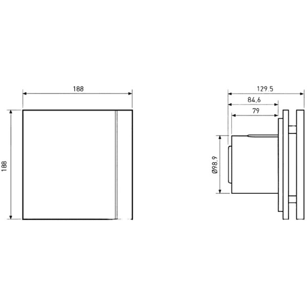 Фото - Вытяжной вентилятор Soler&Palau SILENT-100 CRZ BLACK DESIGN-4C